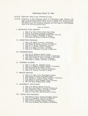 1950 Conference Programbreaking Into Sessions2